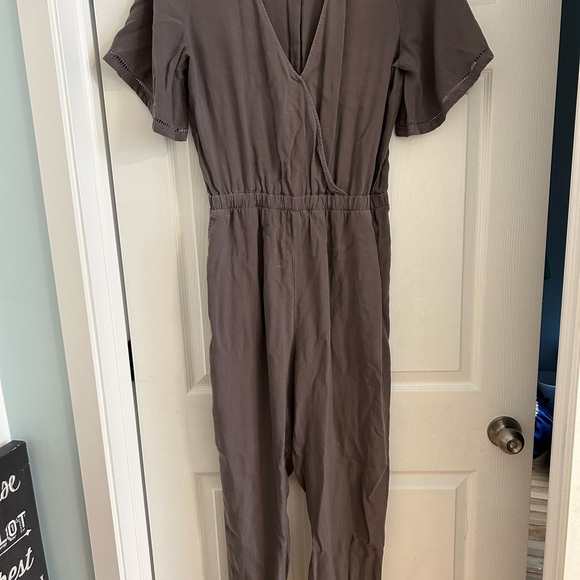 Anthropologie gray jumpsuit - Picture 2 of 4